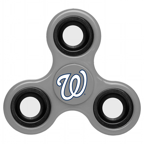 MLB Washington Nationals 3 Way Fidget Spinner G57 - Gray